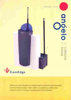 Буклет ComEdge Angelo 8142 Cordless Phone, 55-728, Баград.рф